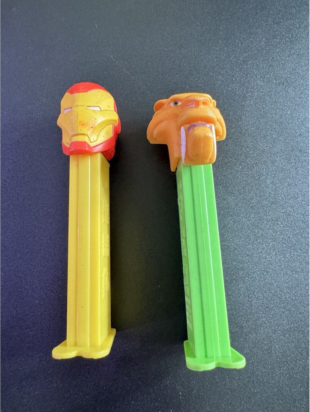 Lot Of Pez Dispensers (2) Iron Man 2009 & Ice Age Diego 2006